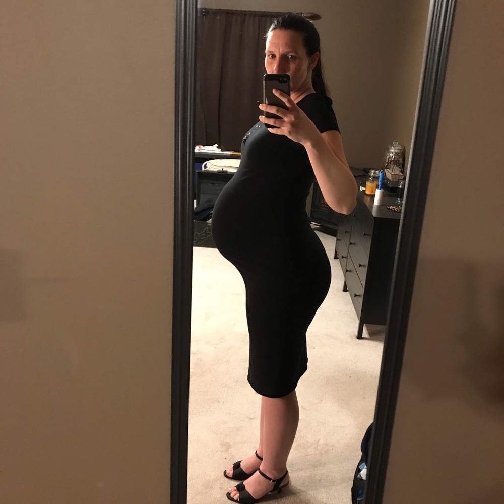 Black Maternity Dress
